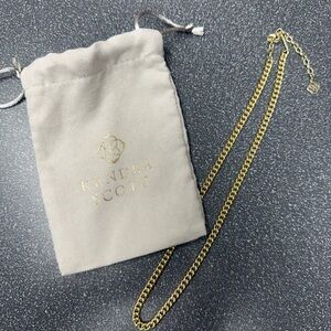 Kendra Scott Gold-Tone Chain Necklace